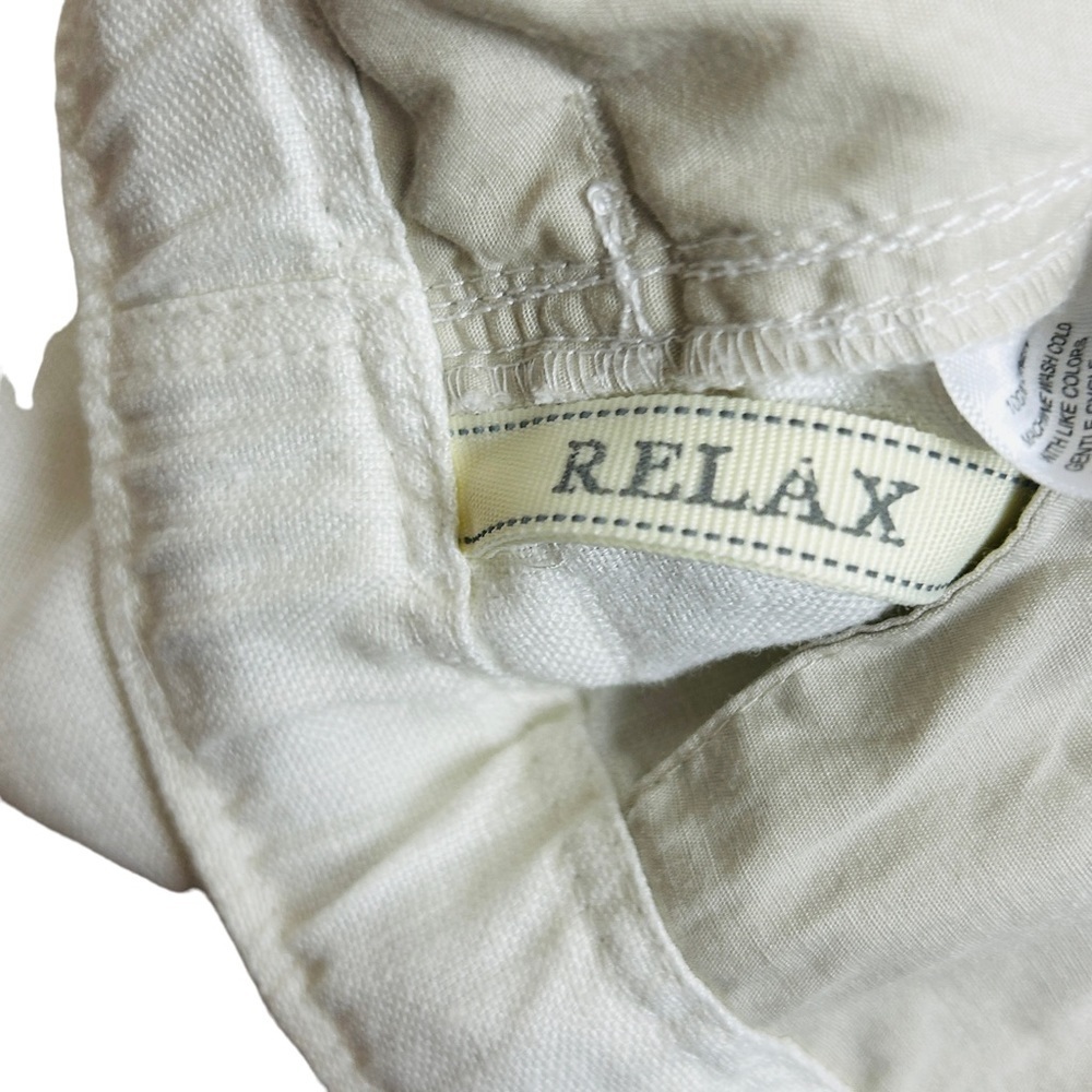 Tommy Bahama Women's 100% Linen Relaxed Off White Slacks Size XXXL - Picture 8 of 11